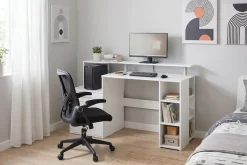 OTTO home Schreibtisch »Luton« Breite 140 cm, Regal-Schreibtisch mit viel Stauraum