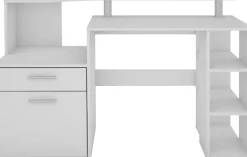 OTTO home Schreibtisch »Luton« Breite 140 cm, Regal-Schreibtisch mit viel Stauraum