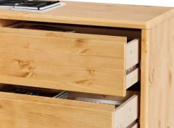 OTTO home Schreibtisch »Luven, aus Massivholz« in 2 Breiten, variable Nutzung als Schreibtisch oder Eckschreibtisch