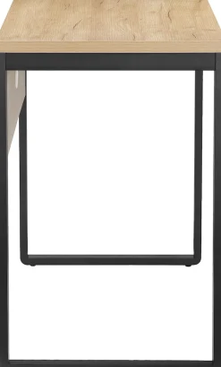 OTTO home Schreibtisch »Moid« Computertisch, Kabeldurchlass, Metallkufen, Breite 100 cm