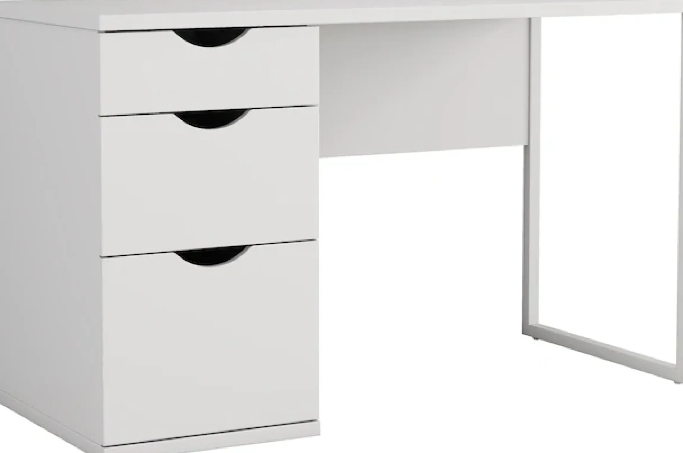 OTTO home Schreibtisch Set,mit Schubladen, im modernen skandinavischen Design, Breite 120 cm