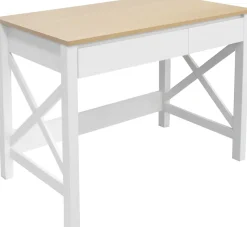 OTTO home Schreibtisch »Silba« 2 Schubladen, Landhausstil, Home Office, Breite 100 oder 140 cm