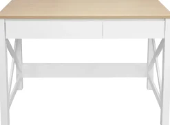OTTO home Schreibtisch »Silba« 2 Schubladen, Landhausstil, Home Office, Breite 100 oder 140 cm