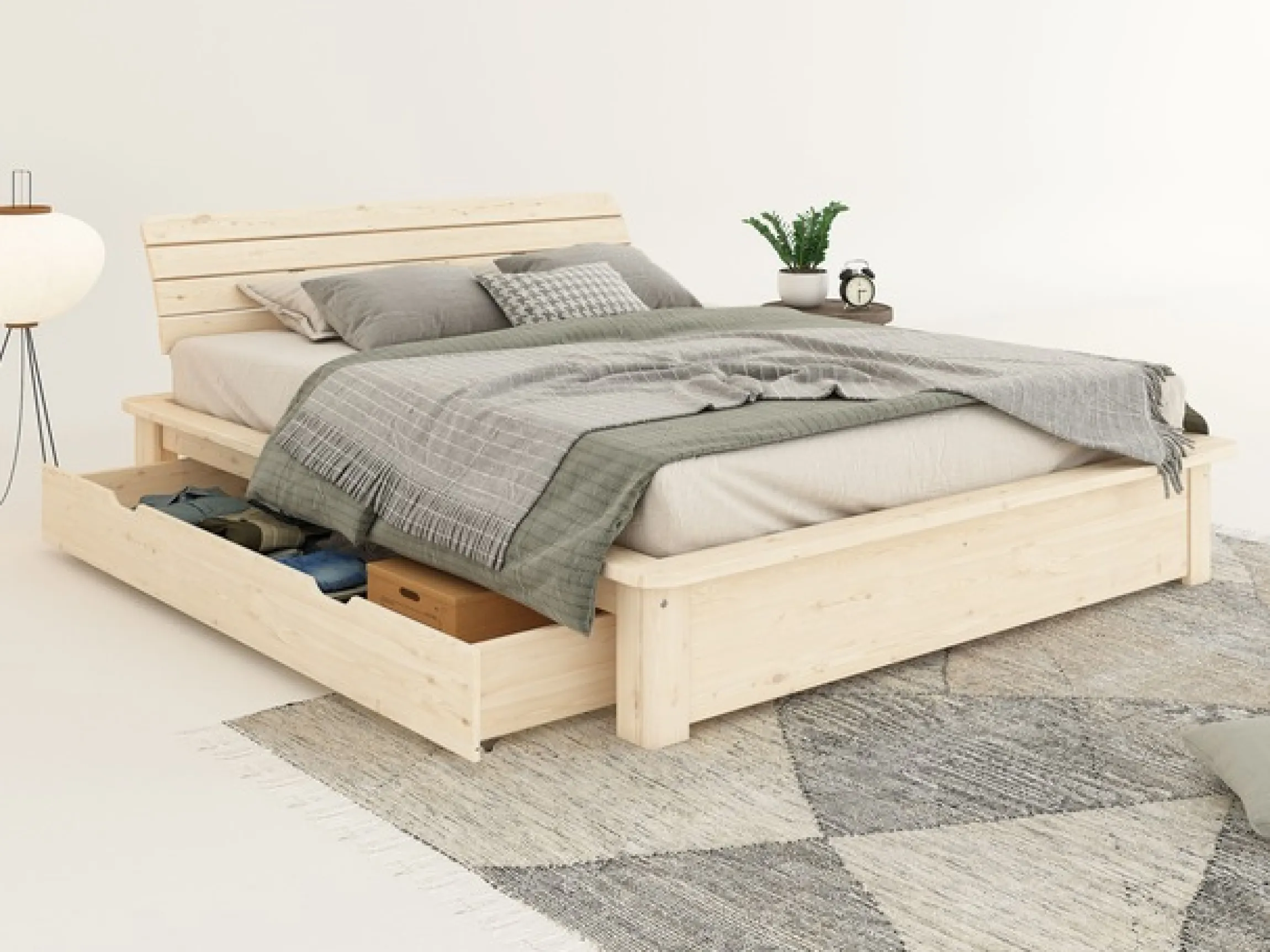 OTTO home Schubkasten »Antri« 1 Stk. tlg. passend zum Massivholzbett 'Antri', FSC® zertifiziertes Massivholz