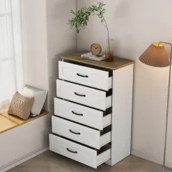 OTTO home Schubkastenkommode »Emmilia Sideboard im Landhaus Design« Kommode mit viel Stauraum im Schlafzimmer,Schubladenschrank Sideboard Wäscheschrank Skandi Design