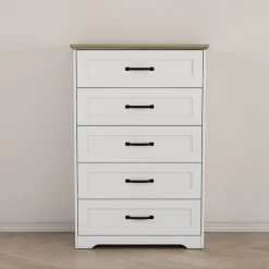 OTTO home Schubkastenkommode »Emmilia Sideboard im Landhaus Design« Kommode mit viel Stauraum im Schlafzimmer,Schubladenschrank Sideboard Wäscheschrank Skandi Design
