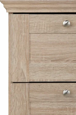 OTTO home Schubkastenkommode »Binz« mit schönen Metallgriffen, 3 Schubladen, Breite 75 cm