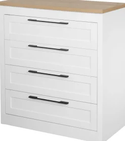 OTTO home Schubkastenkommode »Büsum Schlafzimmer Schrank Wäscheschrank« Sideboard mit 4 Schubladen im Landhaus Design Bestseller