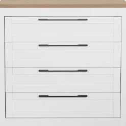 OTTO home Schubkastenkommode »Büsum Schlafzimmer Schrank Wäscheschrank« Sideboard mit 4 Schubladen im Landhaus Design Bestseller