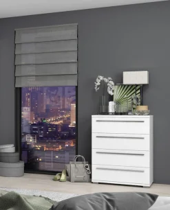 OTTO home Schubkastenkommode »Piano, mit 4 oder 5 Schubladen, FSC-zertifizierter Holzwerkstoff« UV lackiert hochglänzend,Soft-Close Funktion, in 2 Breiten und 2 Höhen