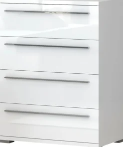 OTTO home Schubkastenkommode »Piano, mit 4 oder 5 Schubladen, FSC-zertifizierter Holzwerkstoff« UV lackiert hochglänzend,Soft-Close Funktion, in 2 Breiten und 2 Höhen