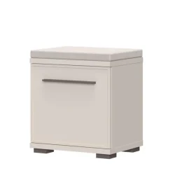 OTTO home Schuhbank »Opera, Schuhschrank, Schuhregal, Schuhtruhe, Breite 46 cm« 1 Stk. tlg. mit Sitzkissen, UV-lackiert, hochwertige Beschläge, Kaschmirfarbe