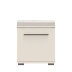 OTTO home Schuhbank »Opera, Schuhschrank, Schuhregal, Schuhtruhe, Breite 46 cm« 1 Stk. tlg. mit Sitzkissen, UV-lackiert, hochwertige Beschläge, Kaschmirfarbe