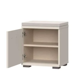 OTTO home Schuhbank »Opera, Schuhschrank, Schuhregal, Schuhtruhe, Breite 46 cm« 1 Stk. tlg. mit Sitzkissen, UV-lackiert, hochwertige Beschläge, Kaschmirfarbe