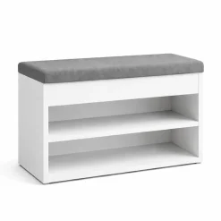 OTTO home Schuhbank »Schuchschrank 60,Schuhregal, Schuhtruhe, Schuhkommode, Sitzbank« Inkl. bequemem Sitzkissen mit Stauraum darunter