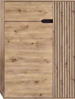 OTTO home Schuhkommode »FJELL, Breite 80cm, 2 Türen, 1 Schubkasten, 3 Einlegeböden, 5 Fächer« Garderobenschrank, Schuhschrank, Kommode, Sideboard, Anrichte