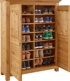 OTTO home Schuhkommode »Rauna« aus massiver Kiefer, viel Stauraum