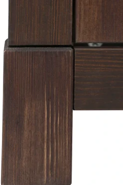 OTTO home Schuhkommode »Rauna Schuhkipper, Schuhschrank« Breite 120 cm,Kiefer massiv, FSC®, 3-Fachschuhtrommel, ca. 24 Paar Schuhe