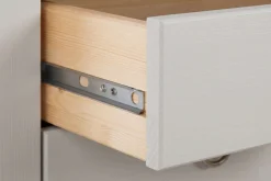 OTTO home Schuhkommode »Rustic, Kommode, Landausstil« Bis max. Schuhgröße 42,aus massiver Kiefer, Breite 130 cm, für ca. 2 x 12 Paar Schuhe