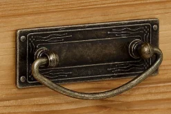 OTTO home Schuhkommode »Vinales mit Messinggriffe im Jugendstil, 1 Schublade, 2 Klappen« Messinggriffe im Jugendstil, Platz für ca. 24 Schuhe