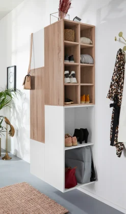 OTTO home Schuhregal »Fricka« mit einer schönen Holzfolien Optik, Stauraum für ca. 3 bis 6 Paar