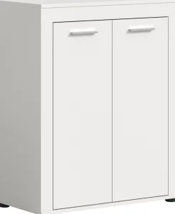 OTTO home Schuhschrank »AOSTA, Höhe 95cm, 2 Türen, 3 Einlegeböden, 4 Fächer« in verschiedenen Farbausführungen erhältlich, individuell kombinierbar,Kommode, Schrank, Sideboard, Flurkommode, Anrichte, Garderobenschrank