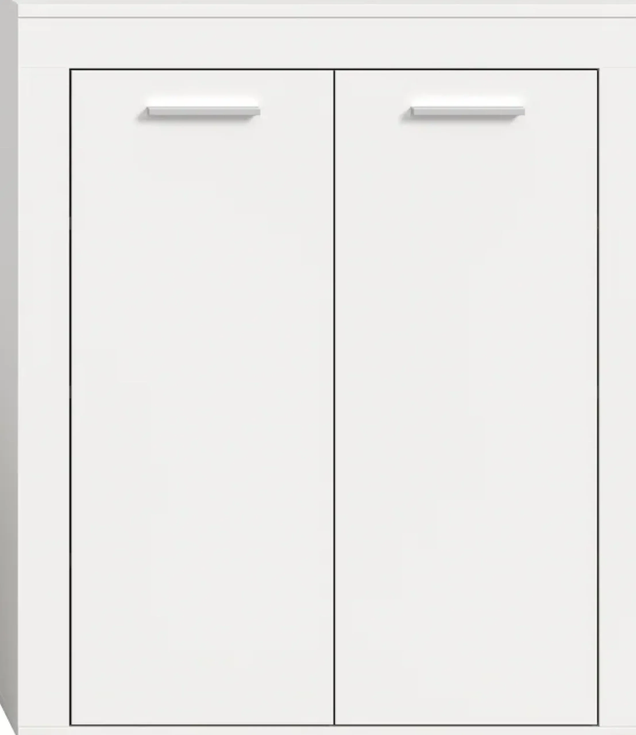 OTTO home Schuhschrank »AOSTA, Höhe 95cm, 2 Türen, 3 Einlegeböden, 4 Fächer« in verschiedenen Farbausführungen erhältlich, individuell kombinierbar,Kommode, Schrank, Sideboard, Flurkommode, Anrichte, Garderobenschrank