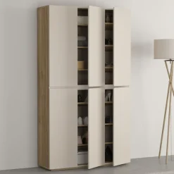 OTTO home Schuhschrank »Criss moderner Griffloser Stauschrank, Allzweckschrank, Schuhkommode« Mehrzweckschrank,Breite 105 cm, inclusive 12 verstellbare Einlegeböden