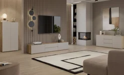 OTTO home Schuhschrank »Criss moderner Griffloser Stauschrank, Allzweckschrank, Schuhkommode« Mehrzweckschrank, Breite 70 cm, inclusive 4 verstellbare Einlegeböden