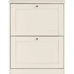 OTTO home Schuhschrank »Heide« Breite 70 cm, mit 2 Klappen und Facettenfront