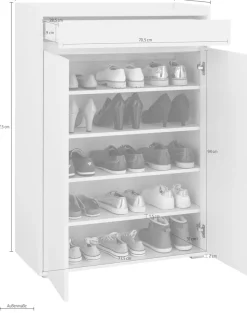 OTTO home Schuhschrank »Kosmo« Breite 80 cm