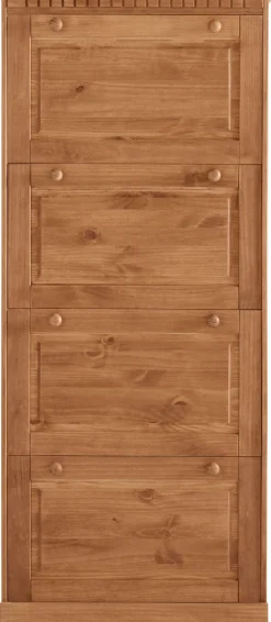 OTTO home Schuhschrank »Lisa« mit 4 Klappen, Höhe 172 cm, Breite 75 cm