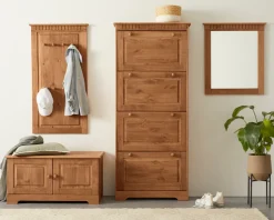 OTTO home Schuhschrank »Lisa« mit 4 Klappen, Höhe 172 cm, Breite 75 cm