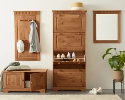 OTTO home Schuhschrank »Lisa« mit 4 Klappen, Höhe 172 cm, Breite 75 cm