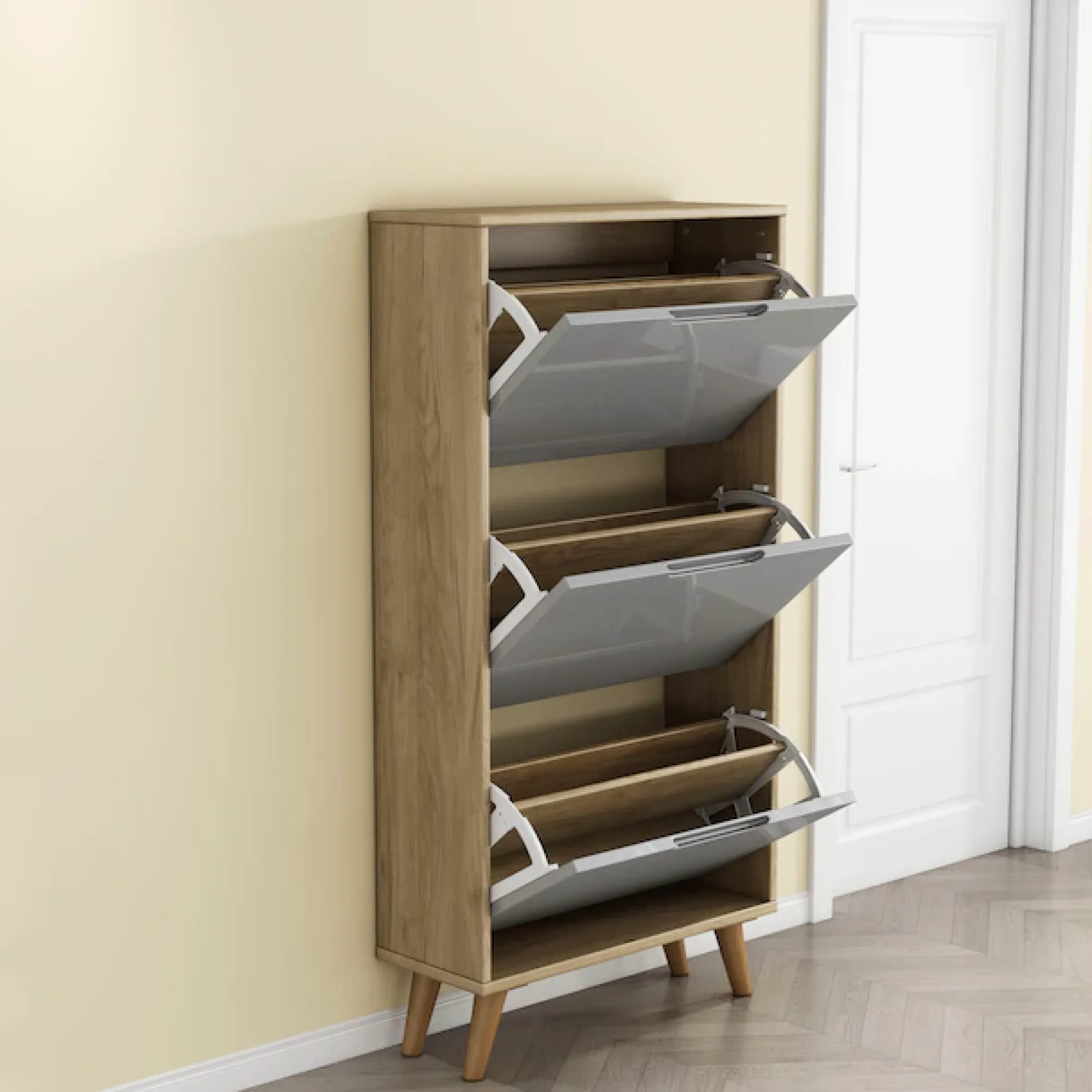 OTTO home Schuhschrank »Lund« FSC-zertifiziertem Holz, ABS-Kanten, Breite 62 cm