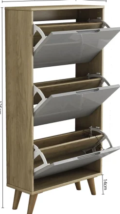 OTTO home Schuhschrank »Lund« FSC-zertifiziertem Holz, ABS-Kanten, Breite 62 cm