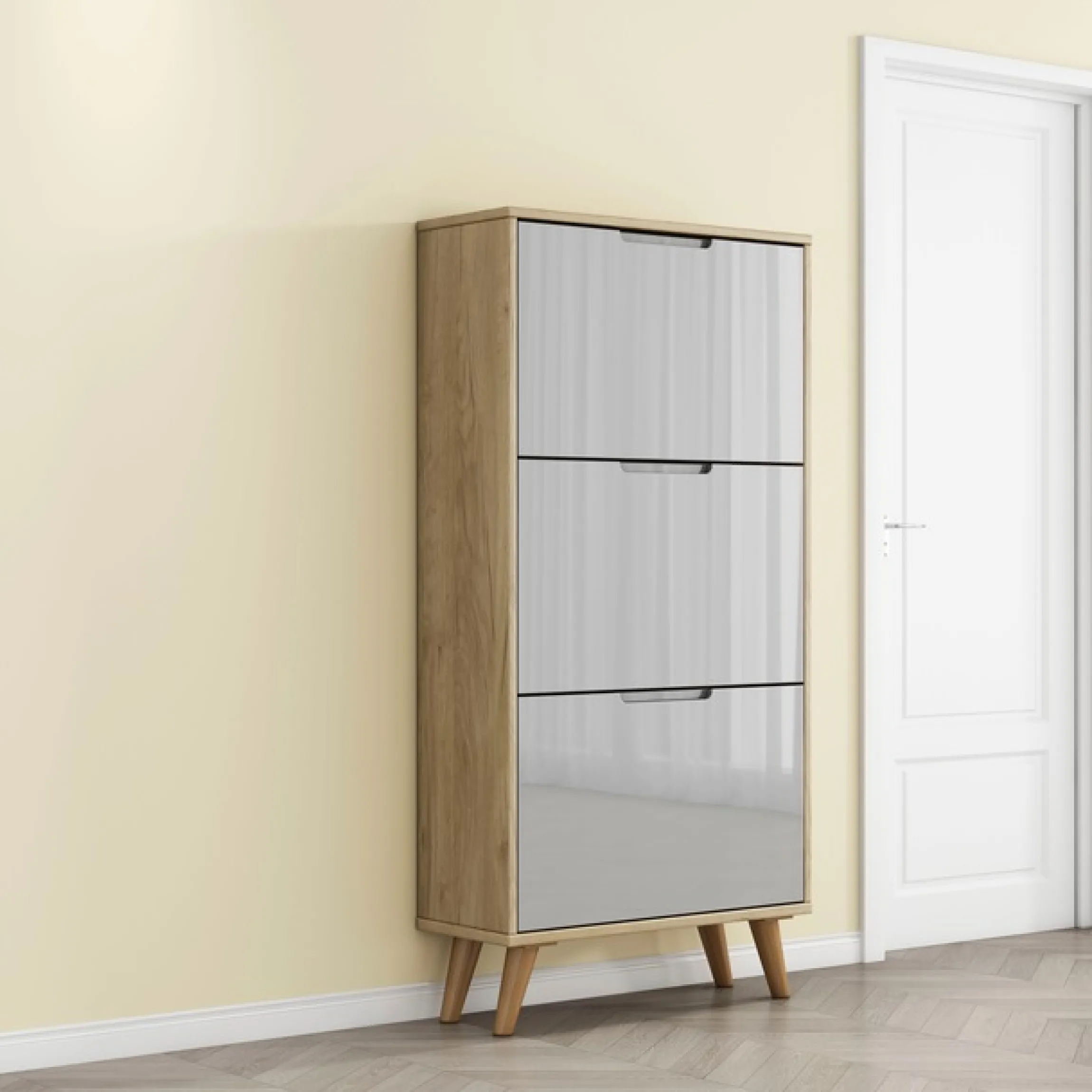 OTTO home Schuhschrank »Lund« FSC-zertifiziertem Holz, ABS-Kanten, Breite 62 cm