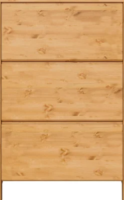 OTTO home Schuhschrank »Luven« FSC® zertifiziertes Massivholz, mit 3 Klappen