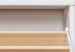 OTTO home Schuhschrank »Luven« FSC® zertifiziertes Massivholz, mit 2 Klappen