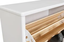 OTTO home Schuhschrank »Luven« FSC® zertifiziertes Massivholz, mit 2 Klappen