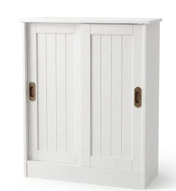 OTTO home Schuhschrank »Malmö Schuhkommode mit Schiebetüren« B/T/H: 77/37/89 cm,aus massiver FSC®-zertifizierter Kiefer,Breite 77 cm