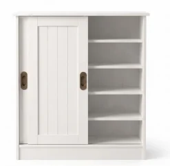 OTTO home Schuhschrank »Malmö Schuhkommode mit Schiebetüren« B/T/H: 77/37/89 cm,aus massiver FSC®-zertifizierter Kiefer,Breite 77 cm