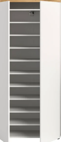 OTTO home Schuhschrank »MAMBO, TOPSELLER!, Höhe 179 cm, 2 Türen, 9 Einlegeböden« 1 Stk. tlg. Schuhschrank, Schuhkommode, Flur, Diele