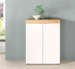 OTTO home Schuhschrank »MAMBO II, Breite 77 cm, 2 Türen, 5 Einlegeböden« 1 Stk. tlg. Schuhschrank, Schuhkommode, Flur, Diele