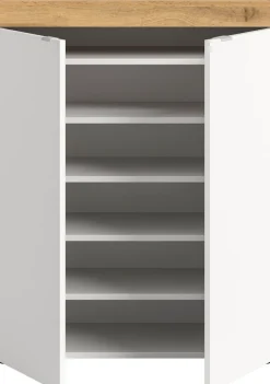 OTTO home Schuhschrank »MAMBO II, Breite 77 cm, 2 Türen, 5 Einlegeböden« 1 Stk. tlg. Schuhschrank, Schuhkommode, Flur, Diele
