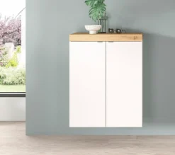 OTTO home Schuhschrank »MAMBO II, Breite 77 cm, 2 Türen, 5 Einlegeböden« 1 Stk. tlg. Schuhschrank, Schuhkommode, Flur, Diele