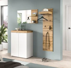 OTTO home Schuhschrank »MAMBO II, Breite 77 cm, 2 Türen, 5 Einlegeböden« 1 Stk. tlg. Schuhschrank, Schuhkommode, Flur, Diele