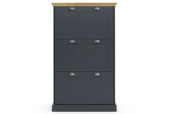 OTTO home Schuhschrank »Motala« mit 3 Klappen, Platz für 18-20 paar Schuhe, Breite 80 cm, Höhe 132 cm
