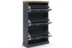 OTTO home Schuhschrank »Motala« mit 3 Klappen, Platz für 18-20 paar Schuhe, Breite 80 cm, Höhe 132 cm