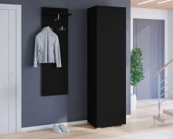 OTTO home Schuhschrank »Paris, stehend oder hängend montierbar, Türanschlag wechselbar« moderne Garderobenschrank Höhe 180cm, 6 geräumiger Fächer